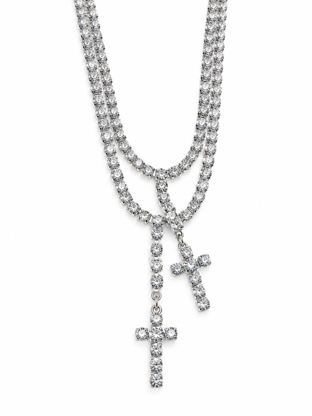 COLLANA CROCE DOPPIA