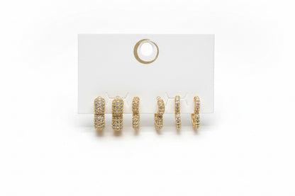 ORECCHINI STRASS LOVE