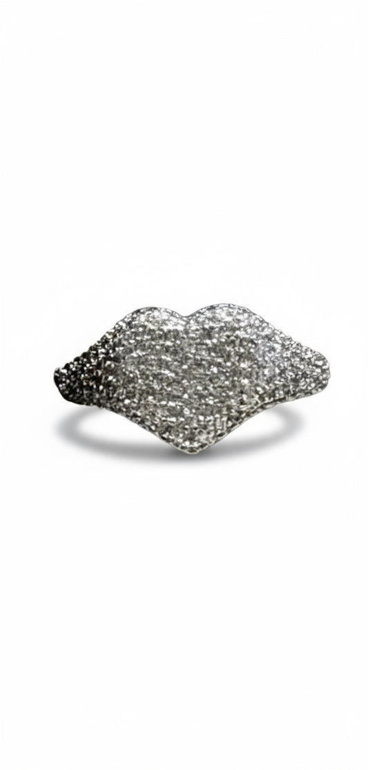 ANELLO CUORE LUMINOSO IN STRASS