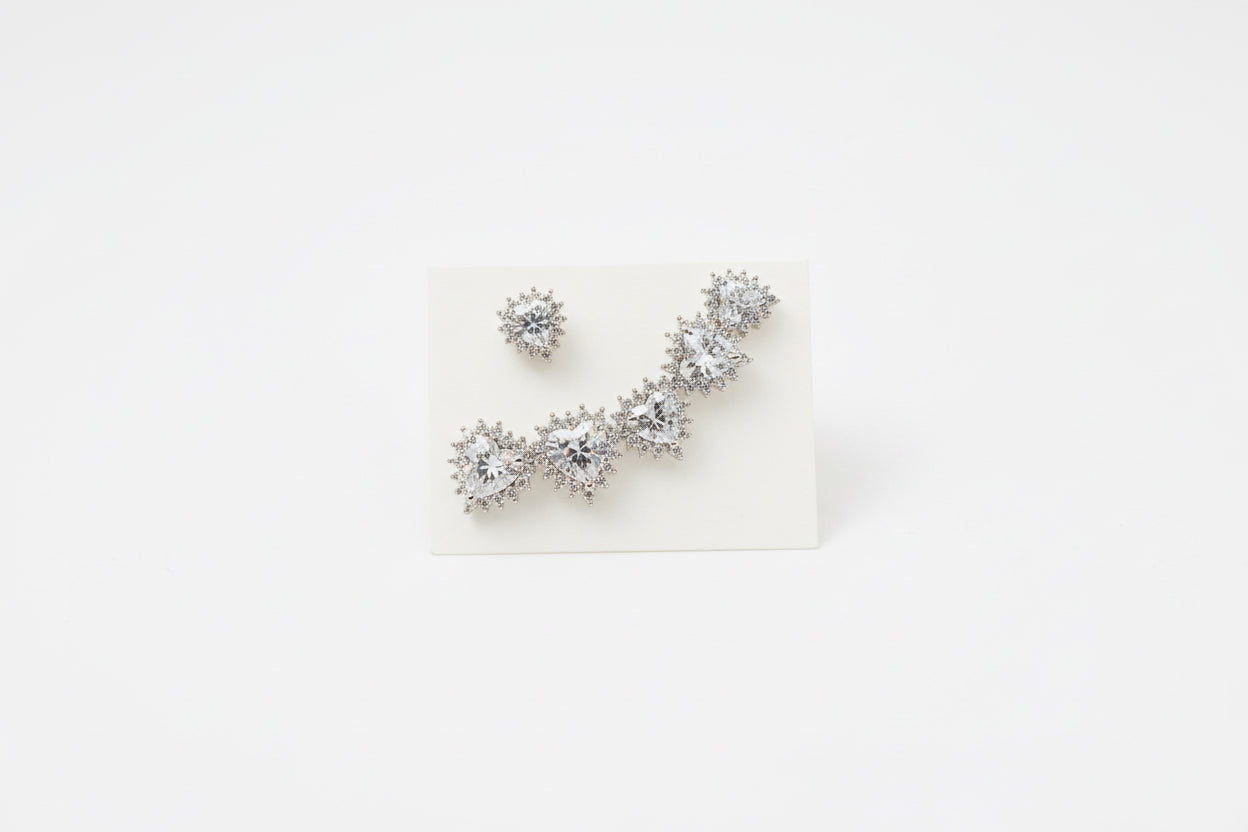 ORECCHINI CUORE PUNTO LUCE