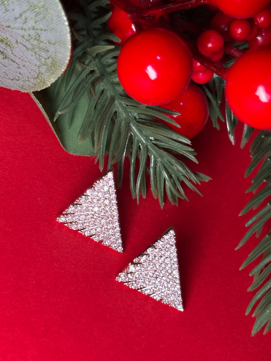 ORECCHINI TRIANGOLI STRASS