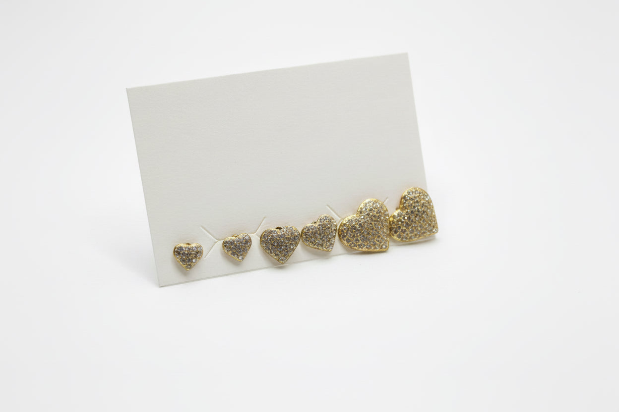SET ORECCHINI CUORI