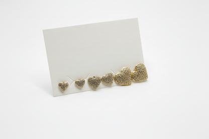 SET ORECCHINI CUORI