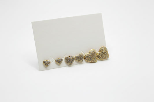 SET ORECCHINI CUORI