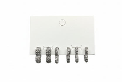 ORECCHINI STRASS LOVE