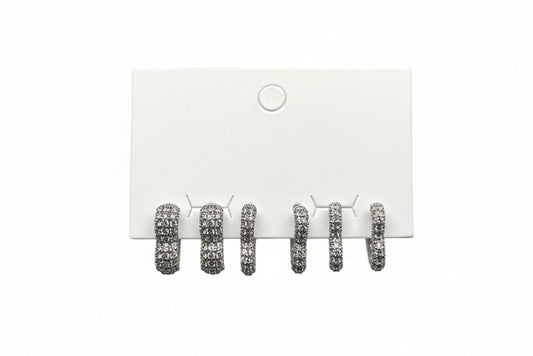 ORECCHINI STRASS LOVE