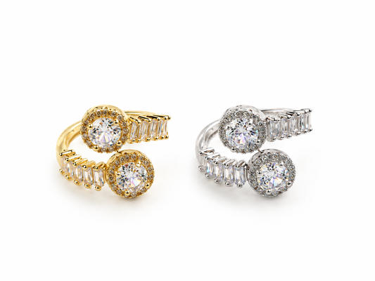 ANELLO DOPPIO PUNTO LUCE