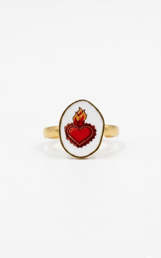 ANELLO CUORE SACRO