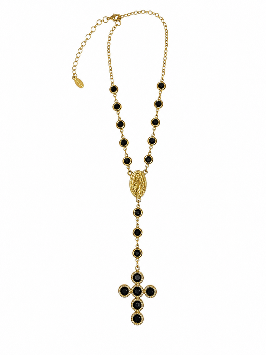 COLLANA BLACK CROSS